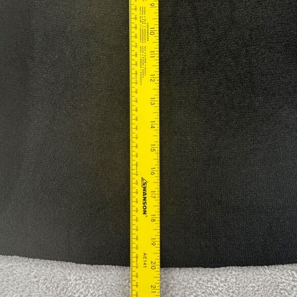 Brenda French French Rags Skirt Womens 3 Black Terry Knit Stretch Pencil PullOn - Picture 4 of 9